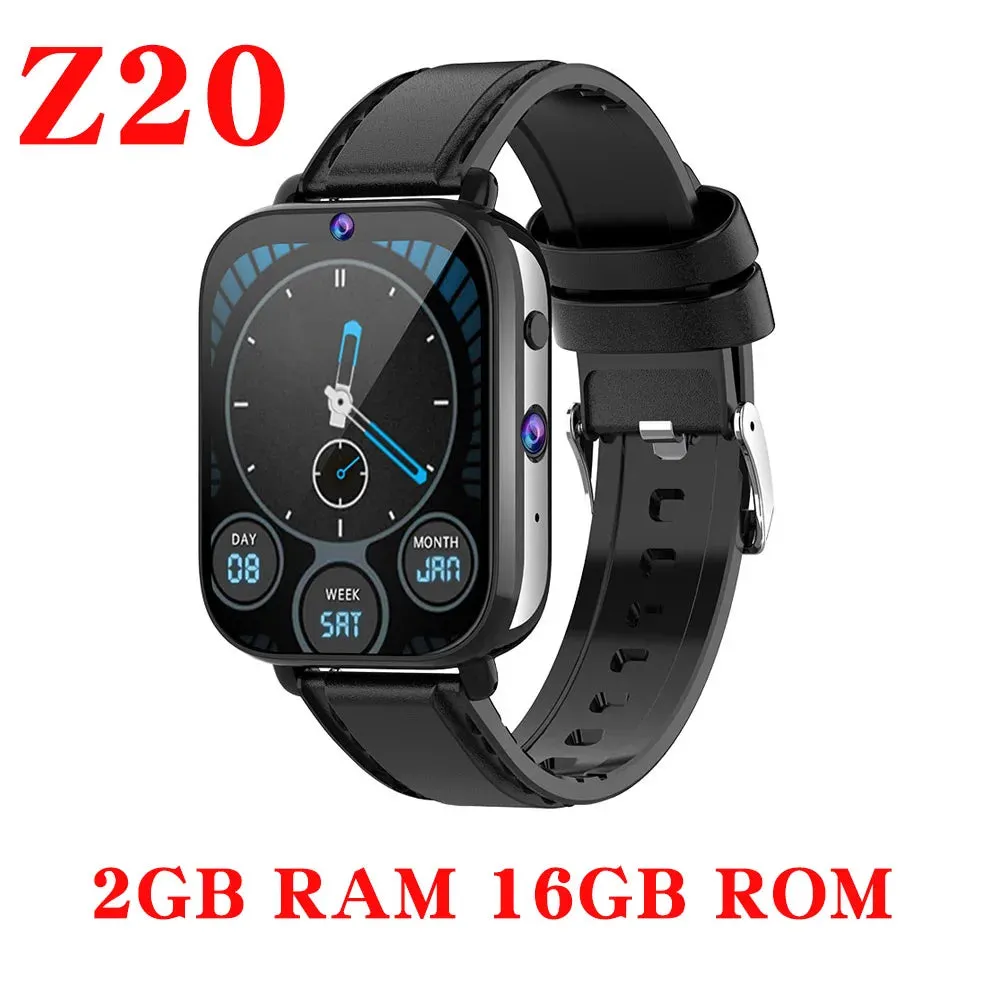 1.75 Inch 4G Call GPS Dual Camera Heartrate Monitor Waterproof Sports Smartwatch