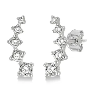 Ashi .10ctw Diamond Climber Earrings