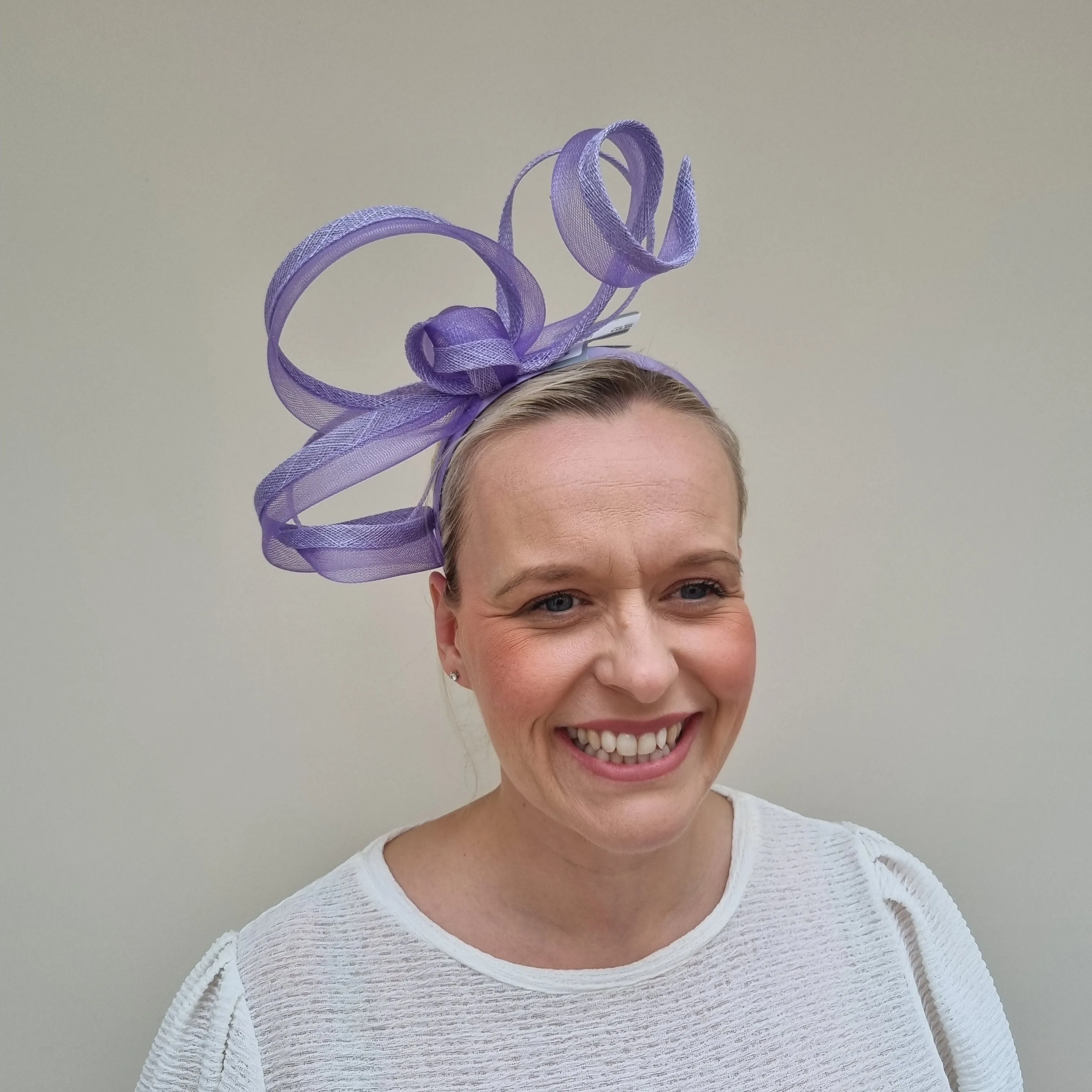 Boardmans Cecilia Looped Crin Headband in Lilac