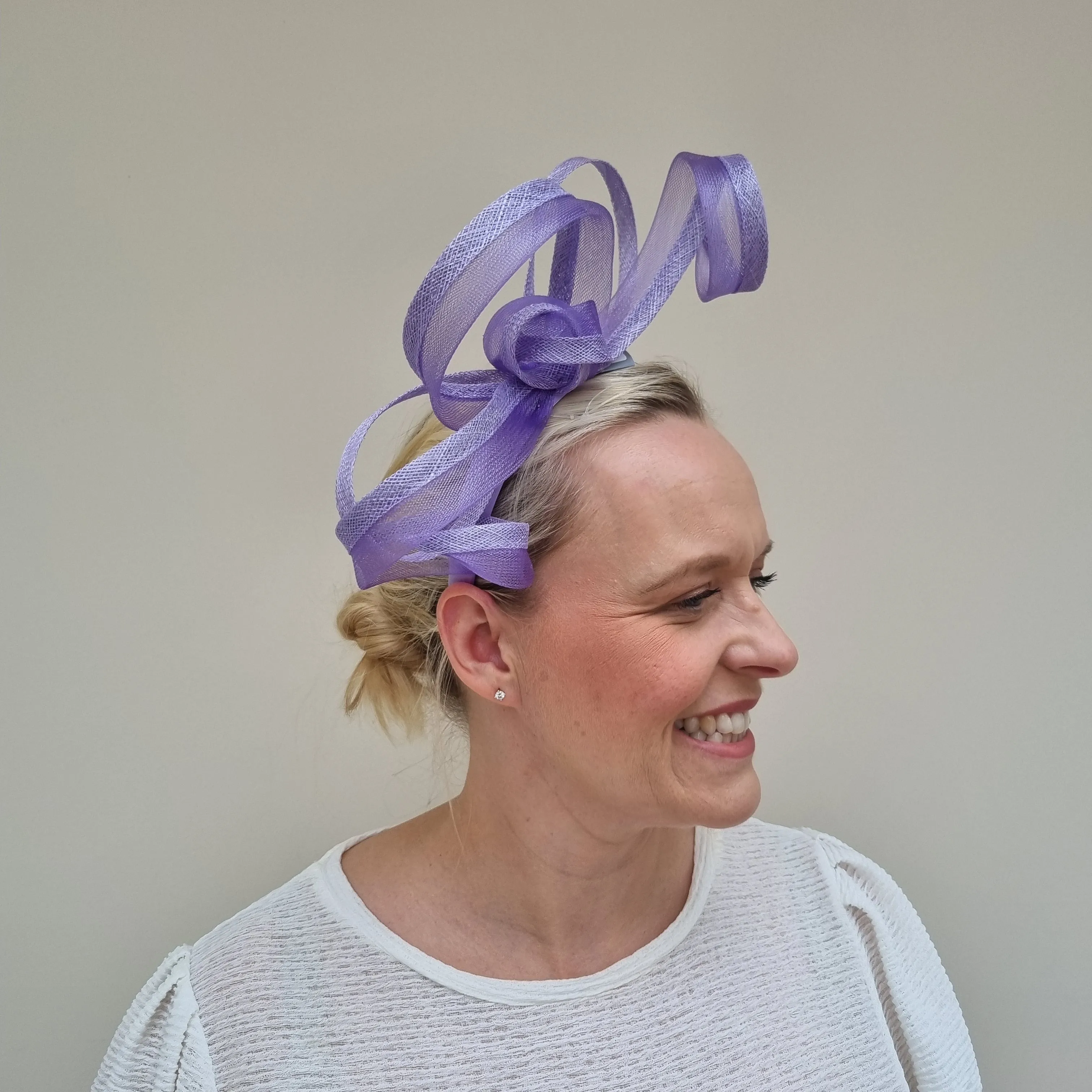 Boardmans Cecilia Looped Crin Headband in Lilac