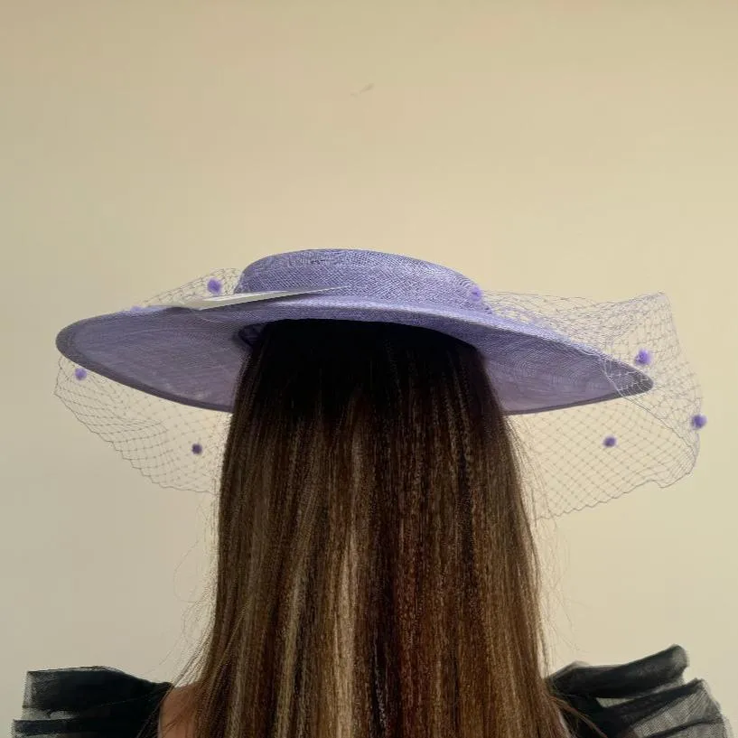 Boardmans Romy Boater Hatinator In Lilac