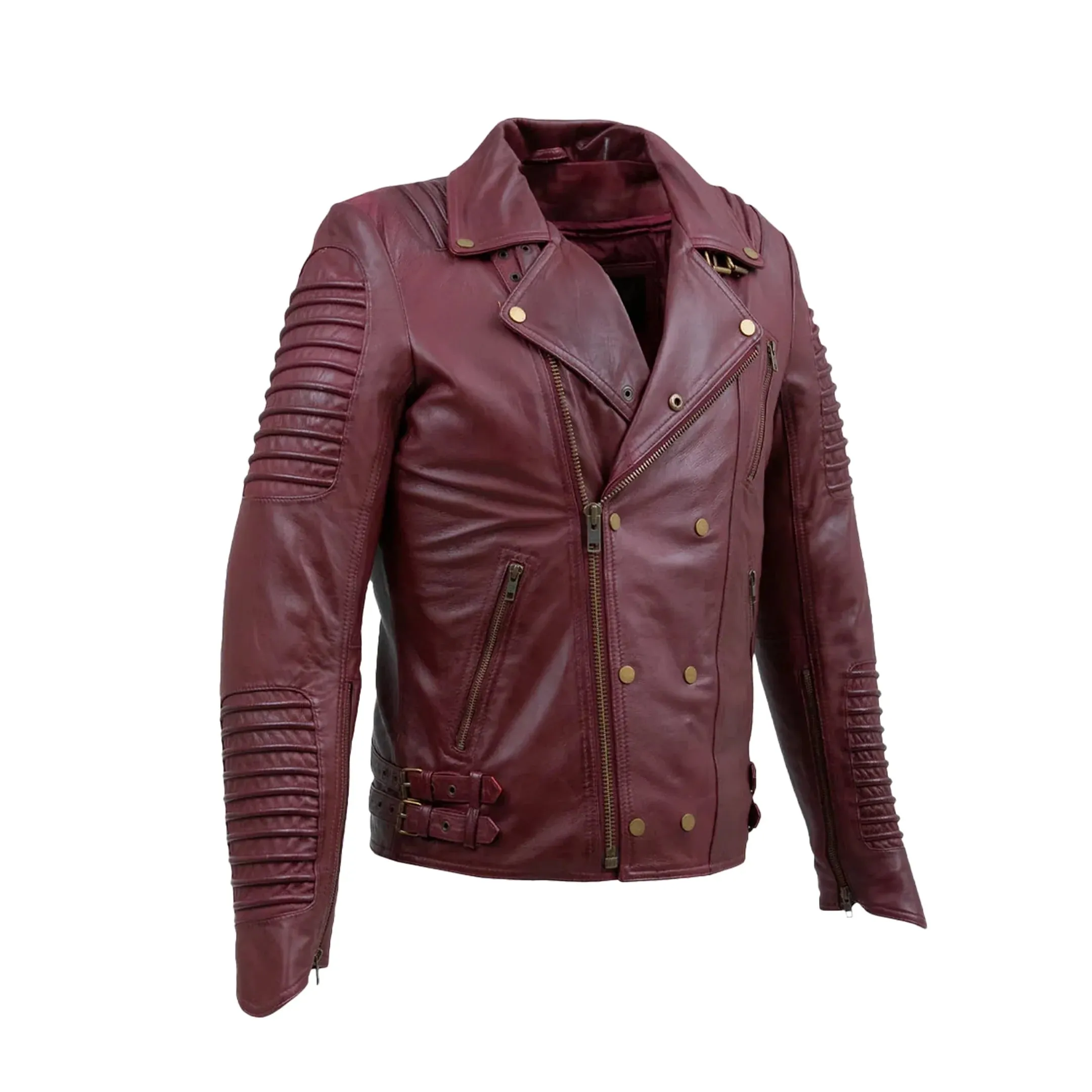 Brooklyn Mens Lambskin Leather Jacket