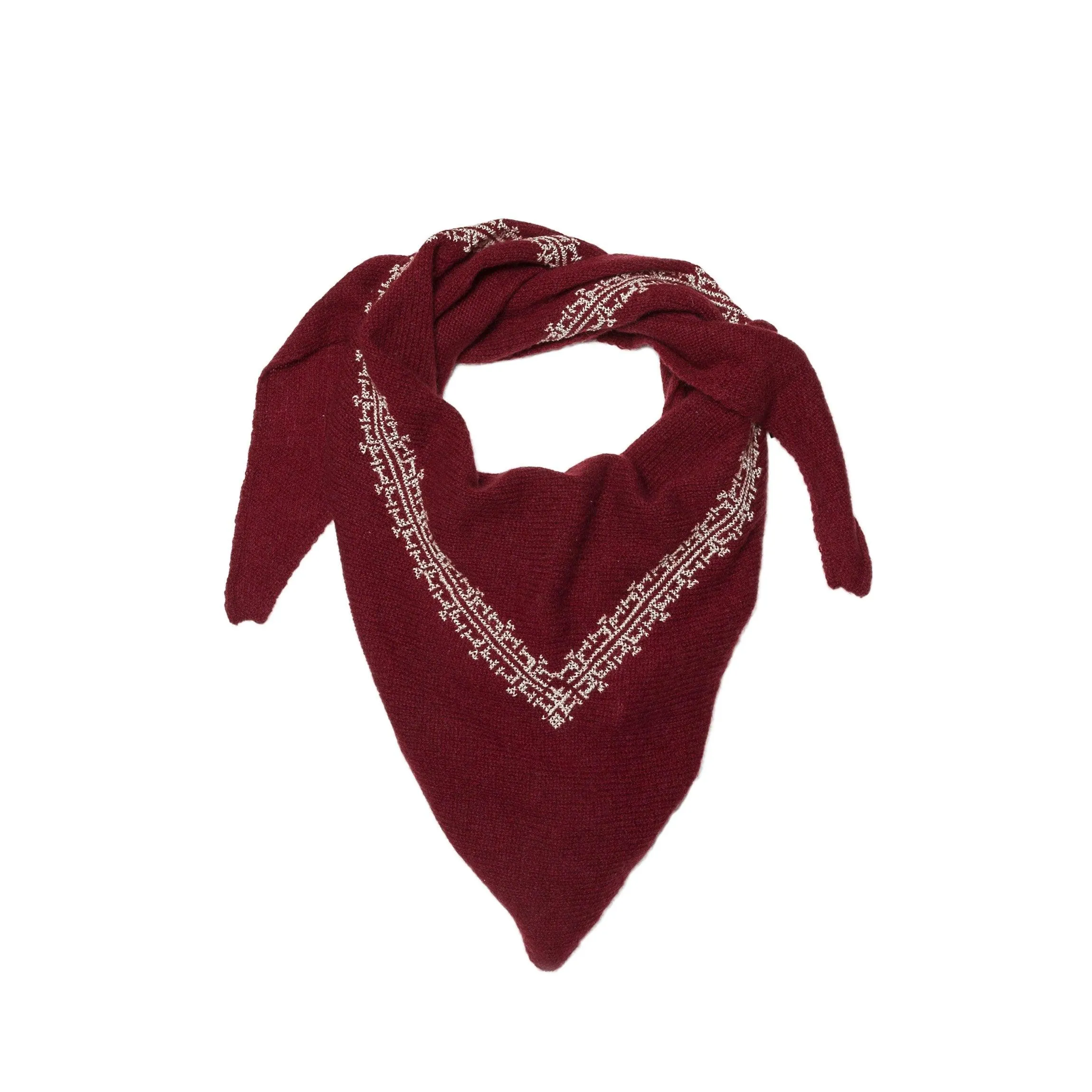 CASHMERE TRIANGLE SCARF