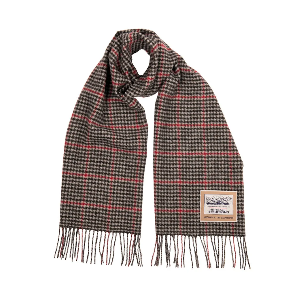 Check Wool Scarf