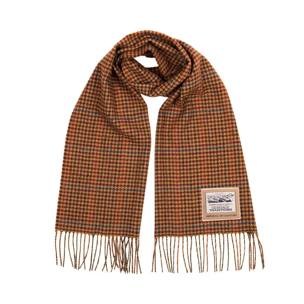 Check Wool Scarf