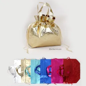 Drawstring Shiny Gift Bag 2246 (12 units)