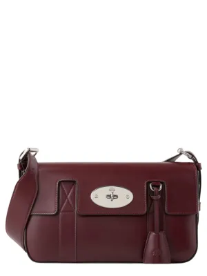 East West Bayswater Shiny Smooth Classic Calf (Black Cherry)