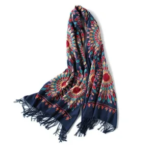 Fashion Winter Cashmere Scarf Printed Bandana Shawl #1149