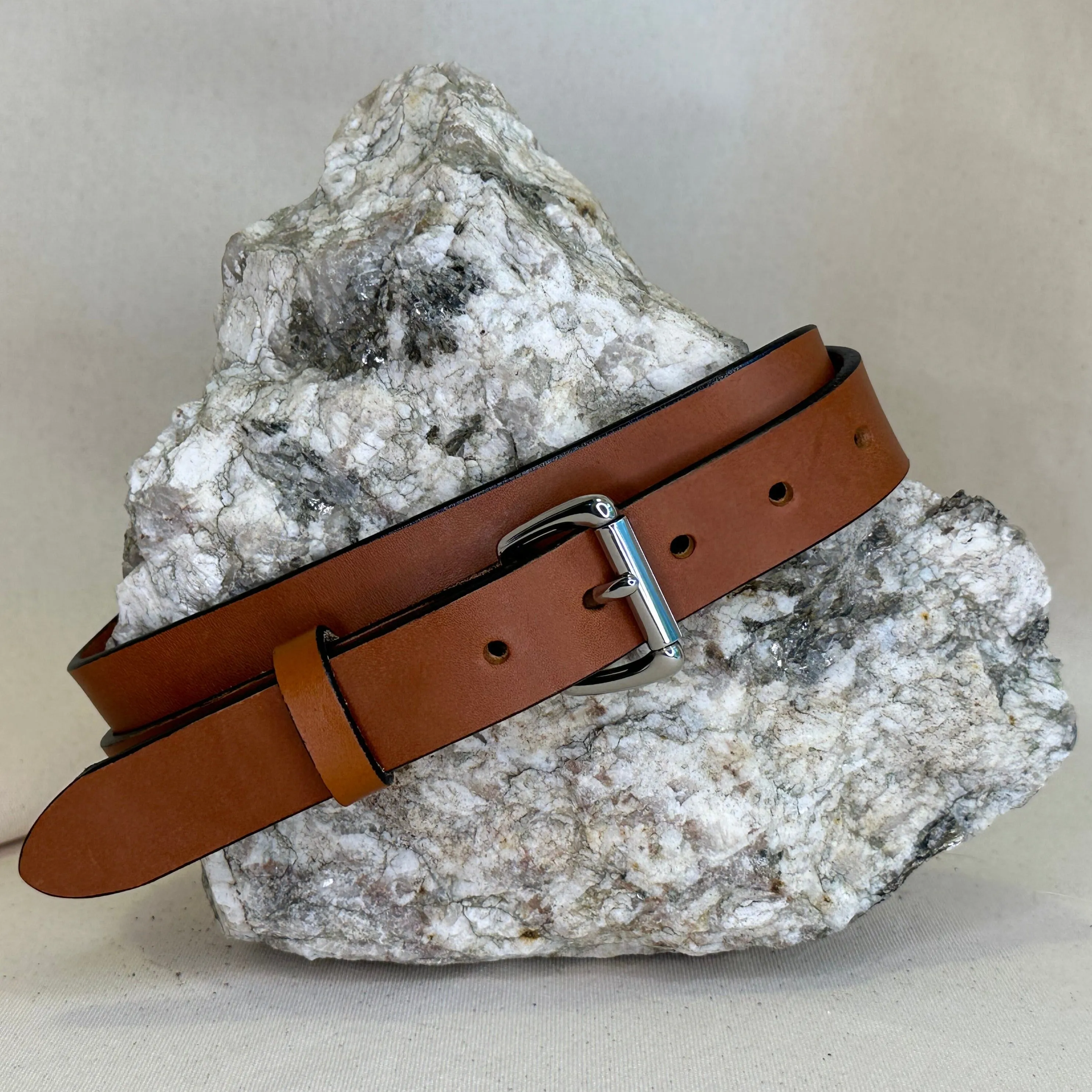 Handmade Chestnut Leather Belt