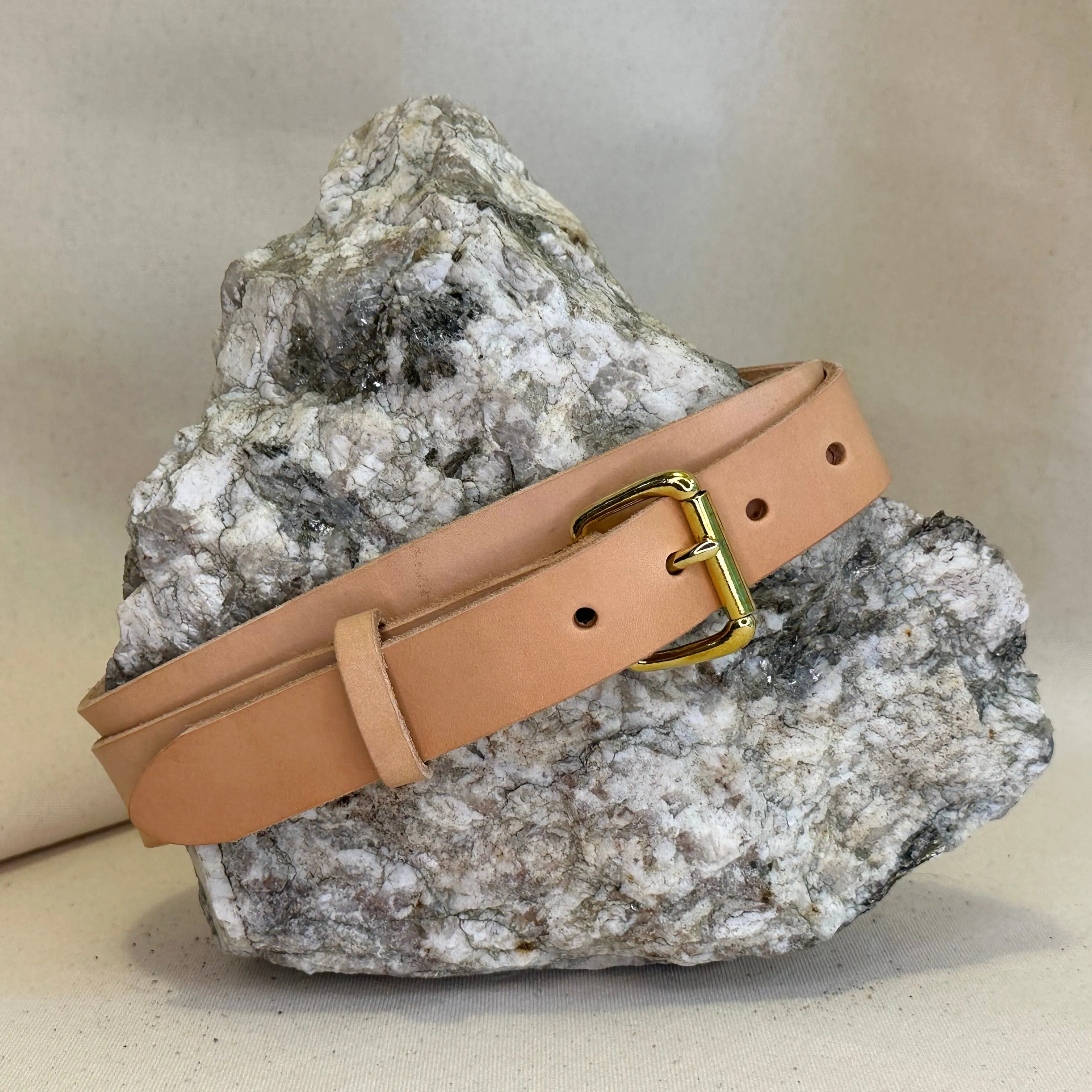 Handmade Veg Tan Leather Belt