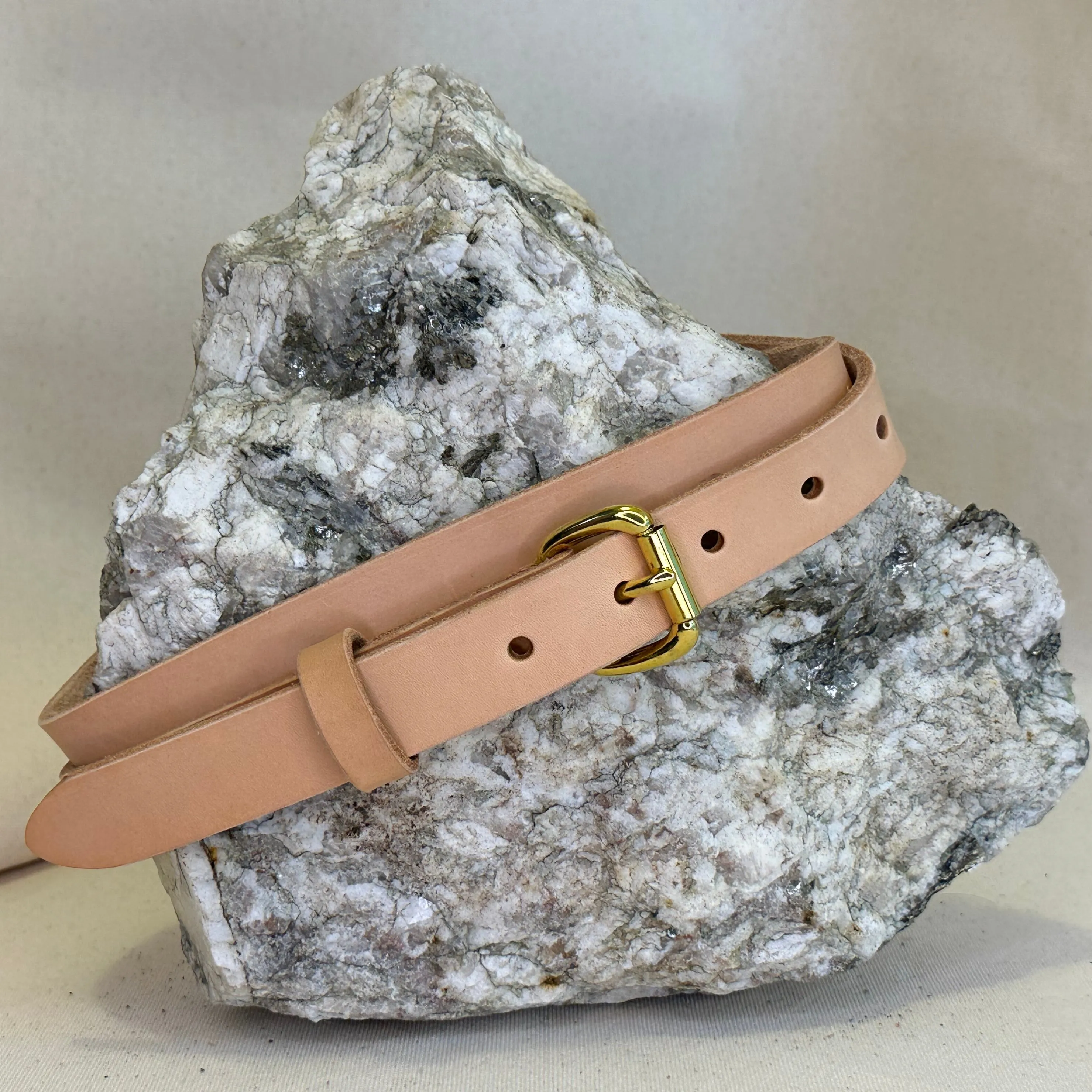 Handmade Veg Tan Leather Belt