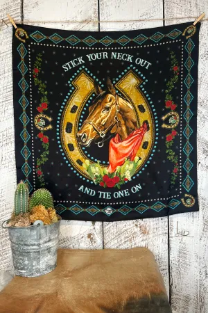 Hold Your Horses ~ Shorty Silk Wild Rag