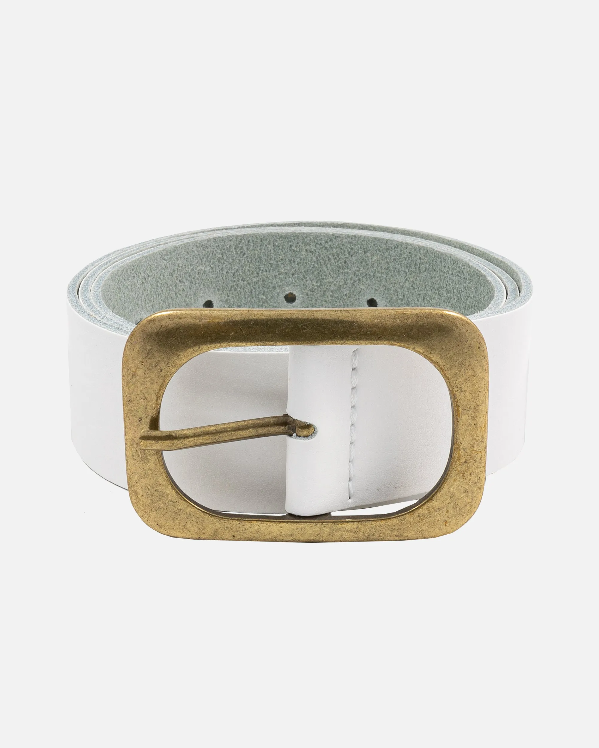 Jodi | Statement Buckle Classic Leather Belt