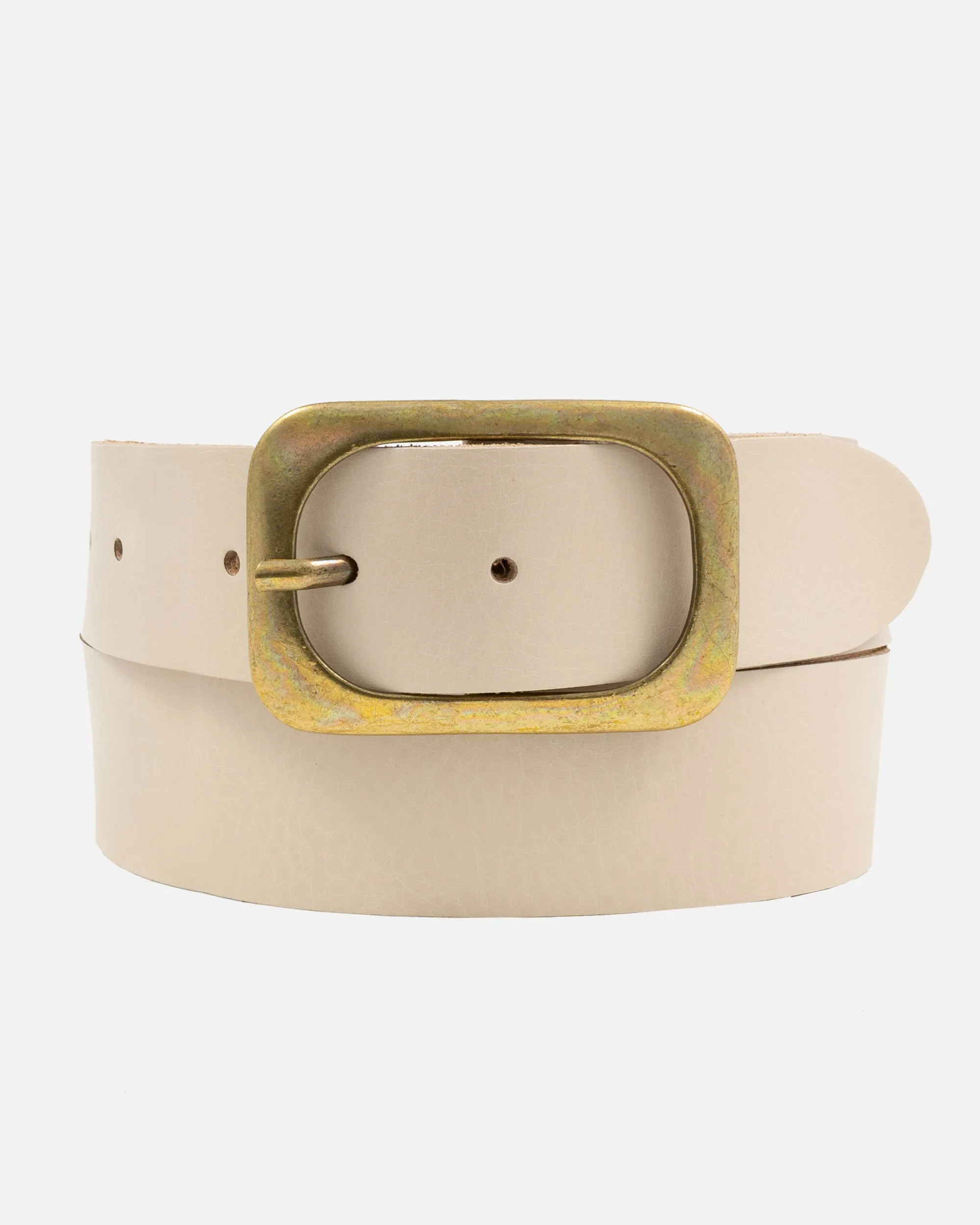 Jodi | Statement Buckle Classic Leather Belt