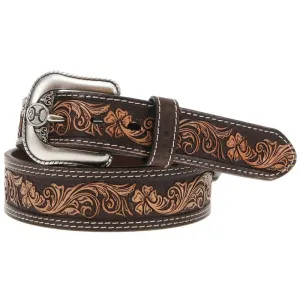 Men's Hooey "Midnight" Classic Natural Brown Belt - HMBLT007