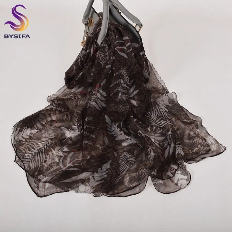 Natural Silk Scarf - 100% Natural Silk, Fashion Long Scarf, 180*105cm Size