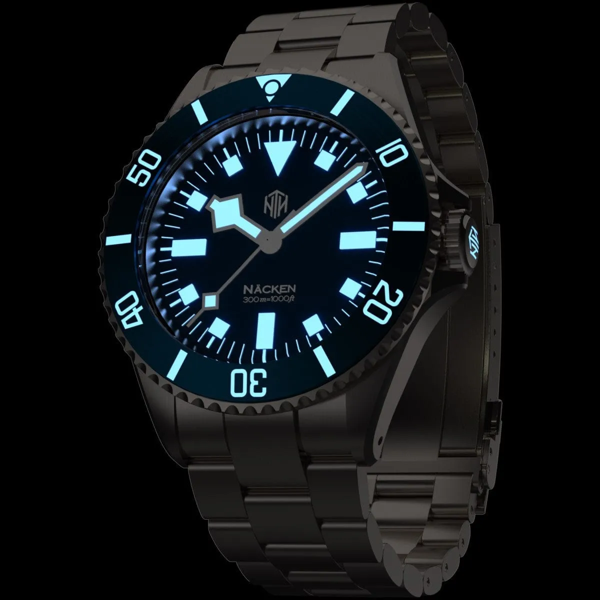 NTH Näcken Diver's Watch - Modern Blue Dial - Date