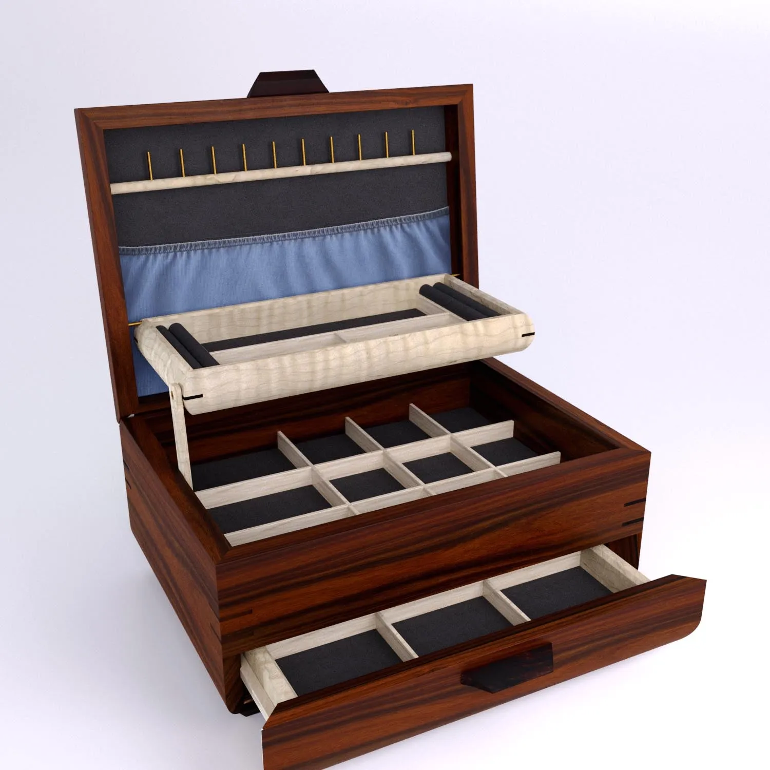 PRE-ORDER Sophisticated Jewelry Chest