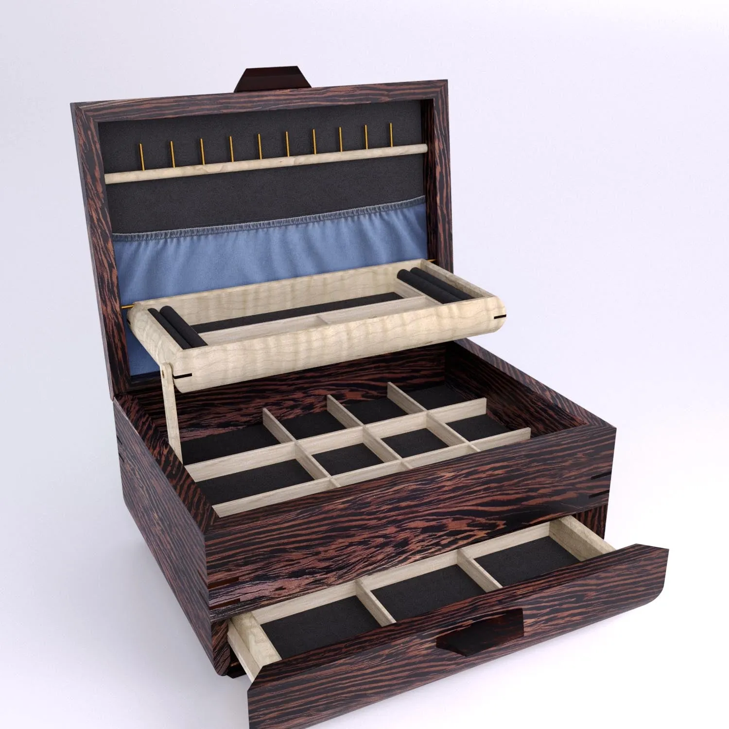 PRE-ORDER Sophisticated Jewelry Chest