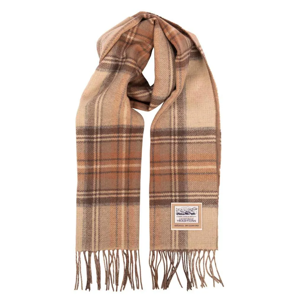 Pure Wool Double Face Tartan Scarf