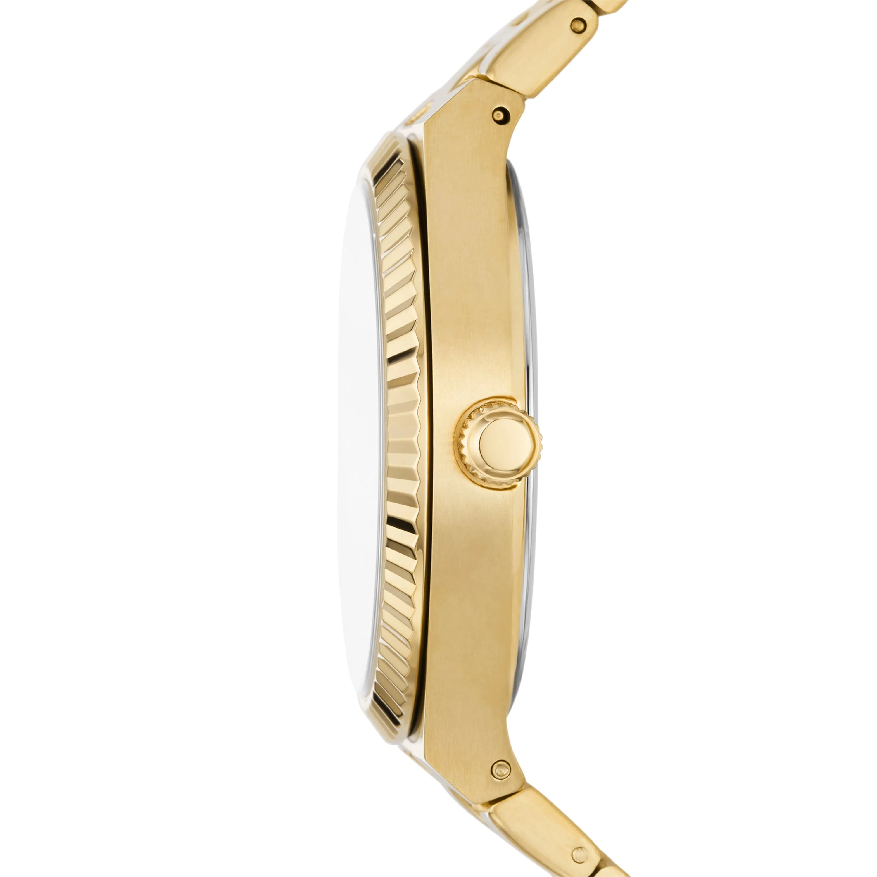 Scarlette Three-Hand Date Gold-Tone Stainless Steel Watch