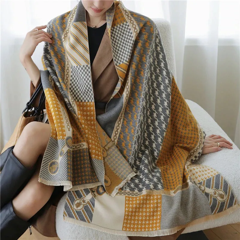 Smooth and Light Elegant Floral Shawl and Scarf Collection