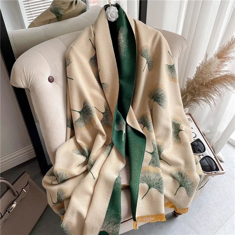 Smooth and Light Elegant Floral Shawl and Scarf Collection