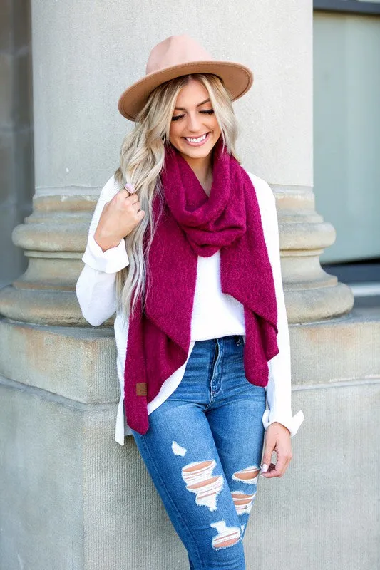 Taffie Draped Cozy Scarf