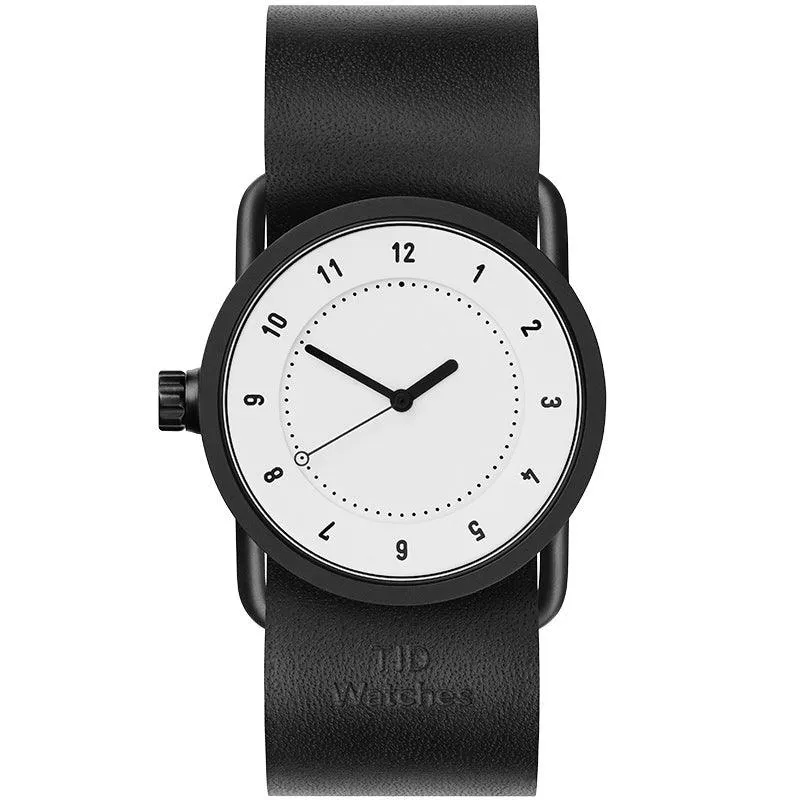 TID No.1 White Dial / Natural Leather Strap / Black Buckle