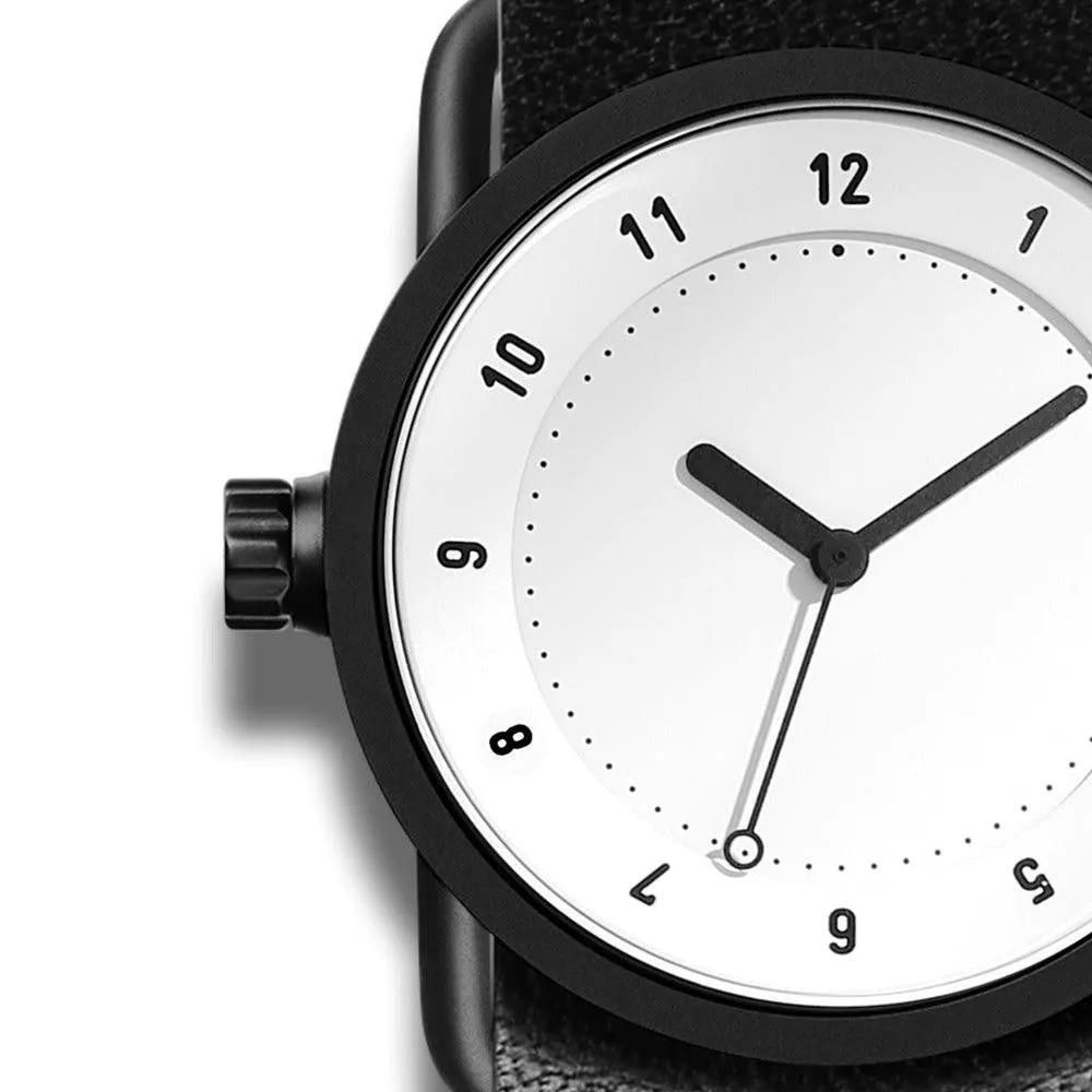 TID No.1 White Dial / Natural Leather Strap / Black Buckle