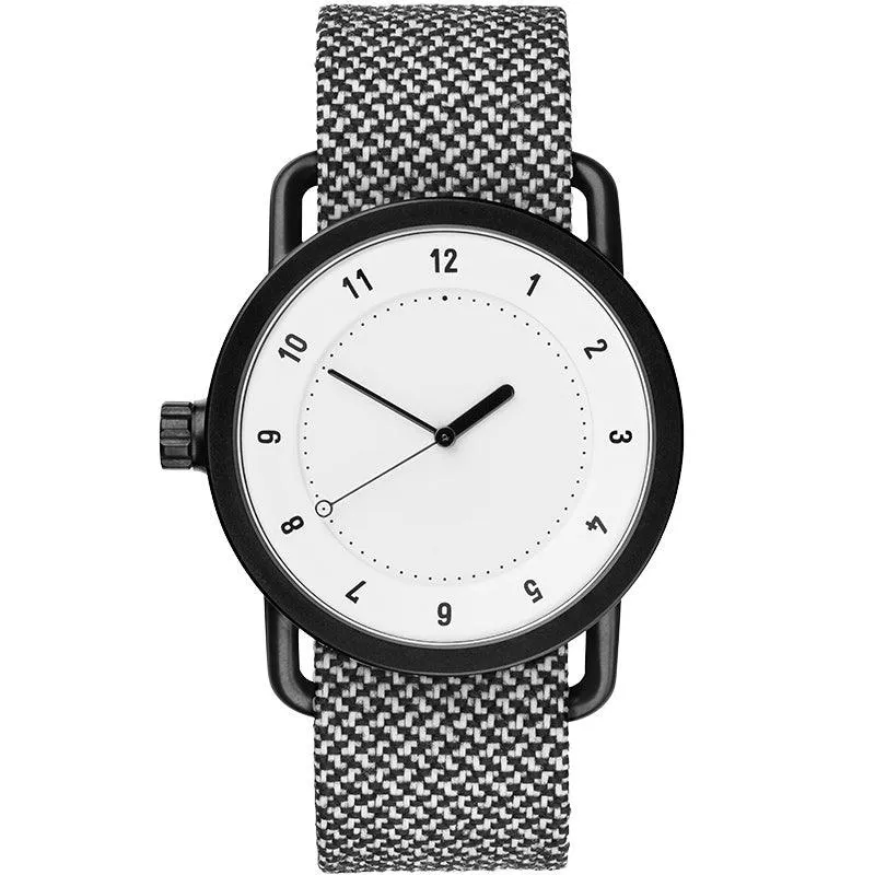 TID No.1 White Dial / Natural Leather Strap / Black Buckle