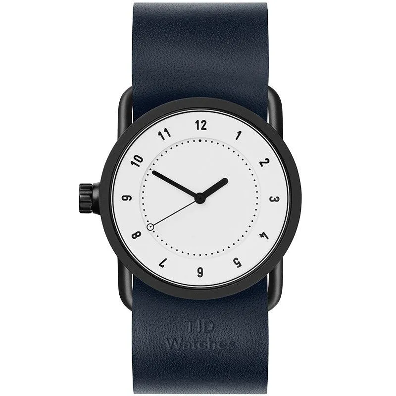 TID No.1 White Dial / Natural Leather Strap / Black Buckle