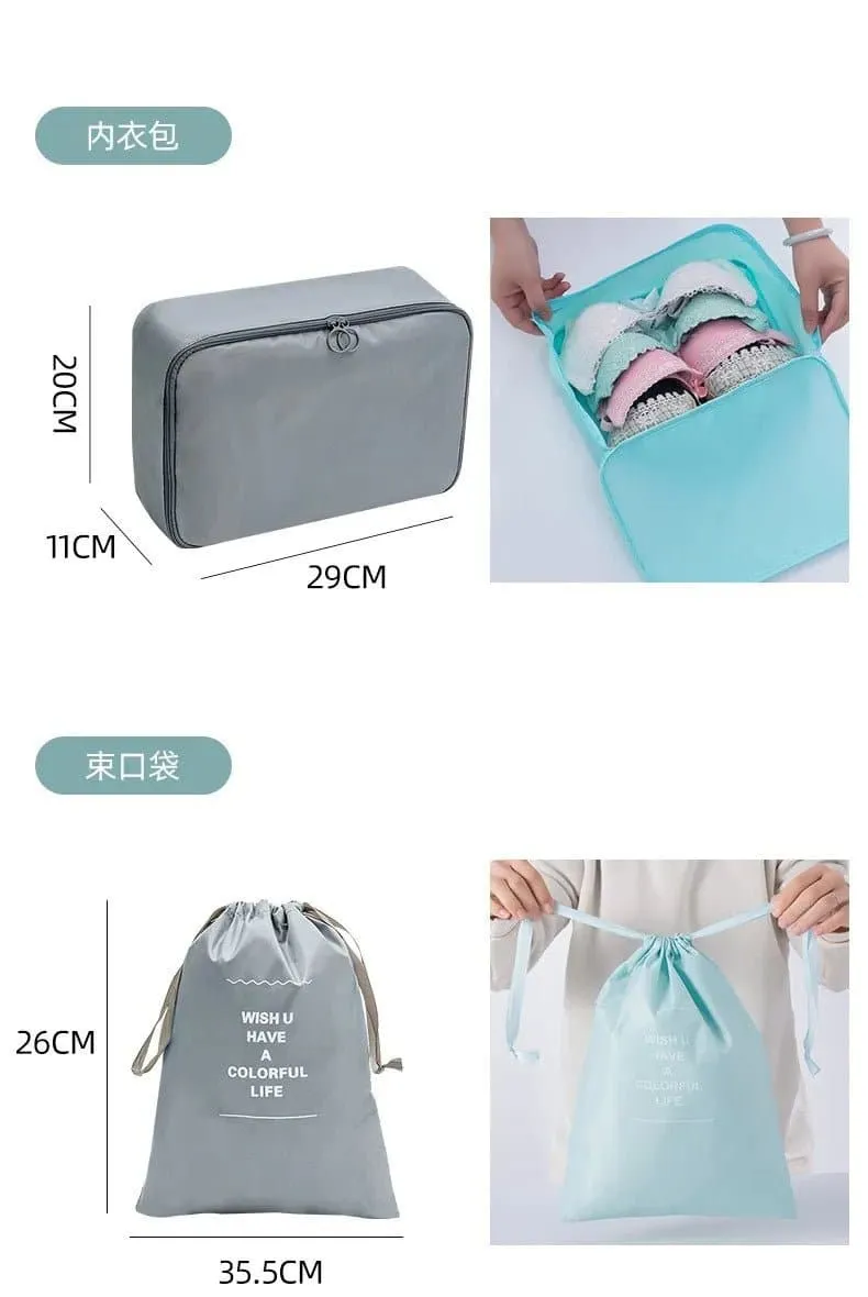 Travel Luggage Packing Bags 7/8/9/10 Pcs Set