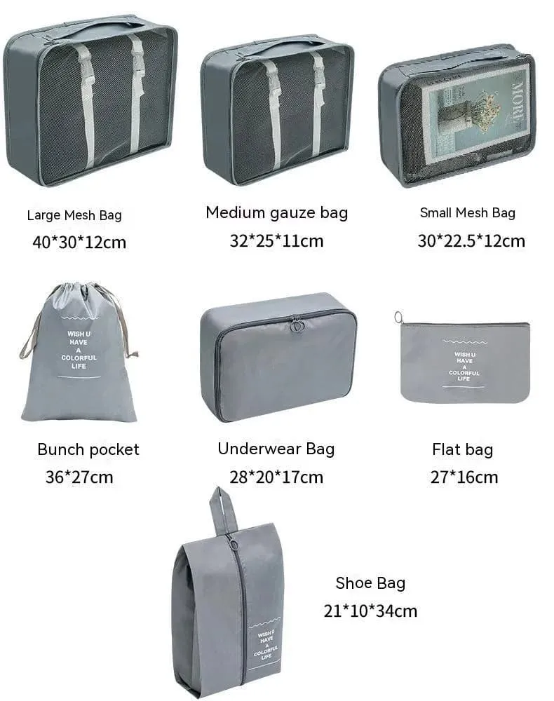 Travel Luggage Packing Bags 7/8/9/10 Pcs Set